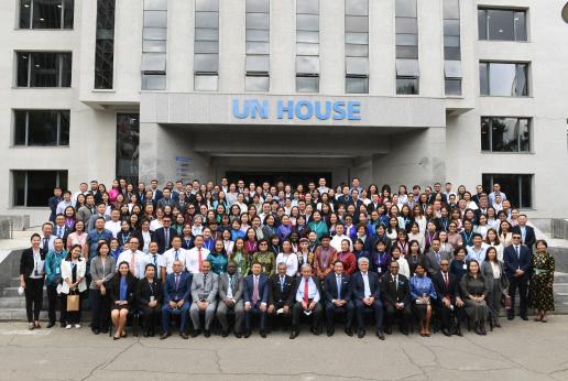 Secretary-General and UN Mongolia family